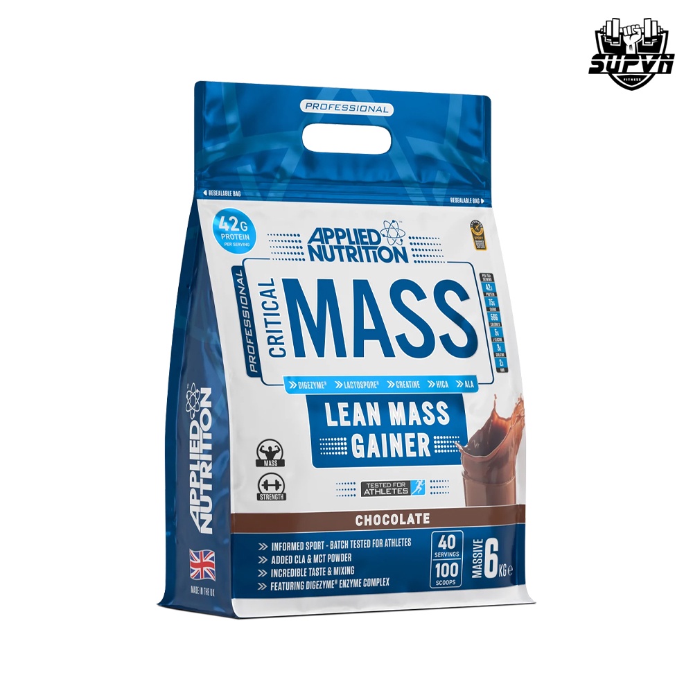 Critical Mass  6Kg - Sữa Dinh Dưỡng Tăng Cân Nhanh Cao Cấp Cho Người Gầy