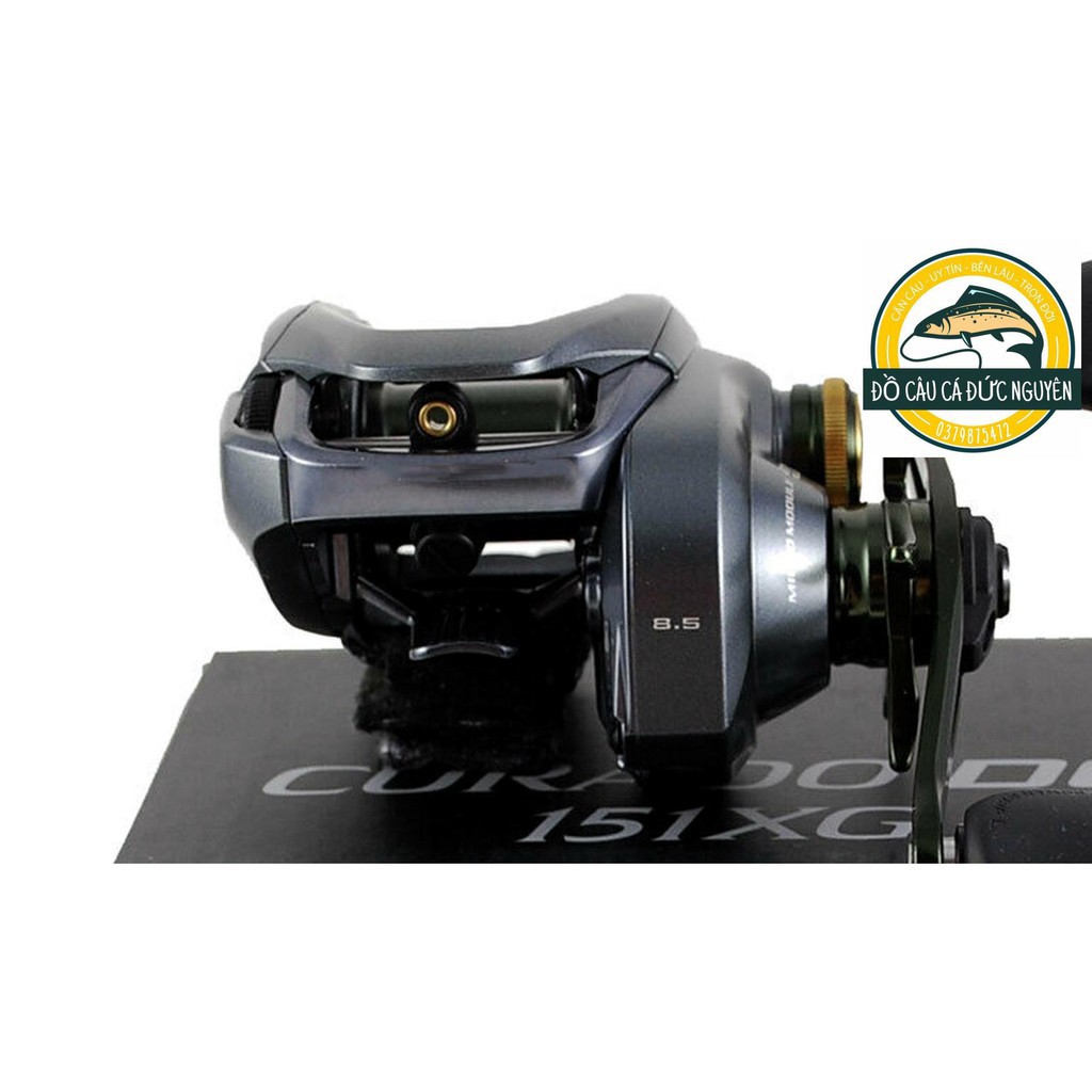 Máy câu cá nằm ngang chính hãng Shimano Baitcast Curado DC 151XG ĐỒ CÂU ĐINH THẮNG