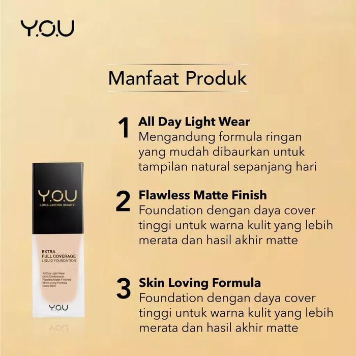 (hàng Mới Về) Kem Nền Dạng Lỏng Che Phủ Toàn Diện Tự Nhiên You | BigBuy360 - bigbuy360.vn