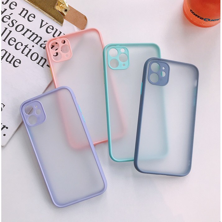 Ốp Điện Thoại Nhám Trong Suốt Chống Sốc Cho Iphone 11 / 12 11pro Max Xs Max Xr Se2 7 8 Plus | BigBuy360 - bigbuy360.vn