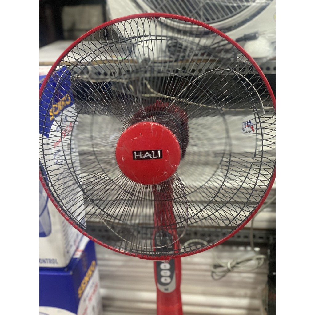 QUẠT ĐIỆN ĐỨNG HALI ĐIỀU KHIỂN MÀU ĐỎ MẬN, XÁM 3 CÁNH,THIẾT KẾ TINH SẢO, MÁY CHẠY CỰC ÊM- BẢO HÀNH 1 NĂM - BỀN BỈ VỚI TH