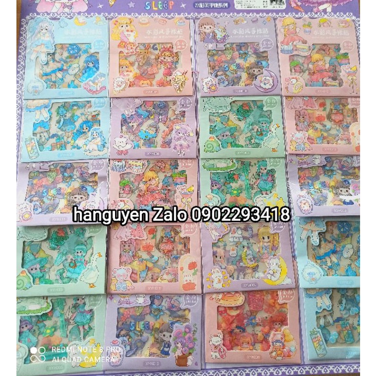 Vỉ 20 miếng dán hình 5D siêu đẹp siêu phẩm...