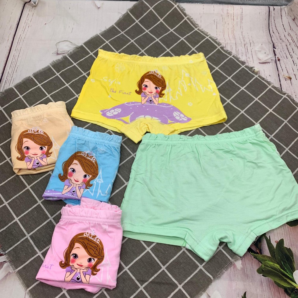 Quần lót bé gái cho bé từ 9 đến 40kg , quần chíp bé gái không gian eva KGE