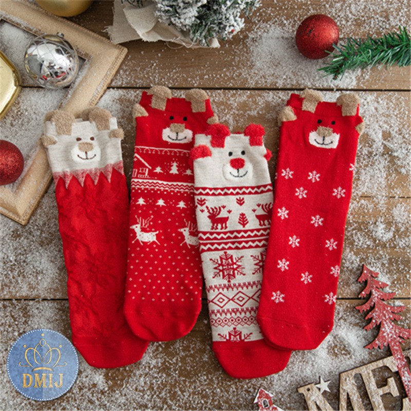 [Tất giáng sinh] Tất Noel phong cách vintage hàn quốc nhiều mẫu