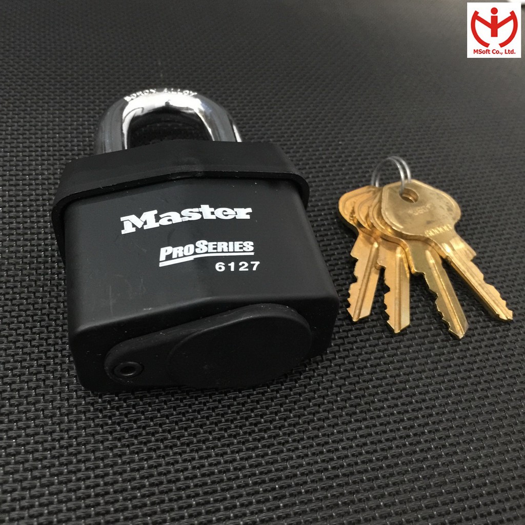 [Q5.HCM] Ổ khóa thép Master Lock 6127 D rộng 67mm dòng ProSeries - MSOFT