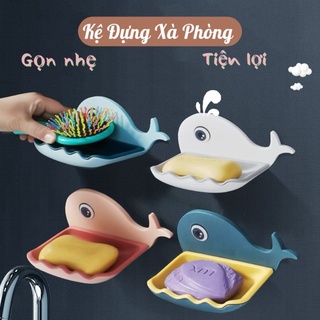 Khay đựng xà bông dán tường hình cá voi dễ thương | BigBuy360 - bigbuy360.vn