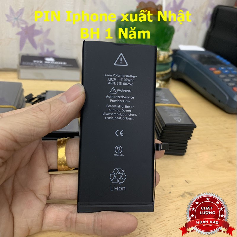 PIN PHONE 5 / 5C / 5S / 6 / 6P / 6S / 6SP / 7 / 7P (Xuất Nhật Bản)/ BH 1 năm Hàng chất lượng cao/ dung lượng chuẩn