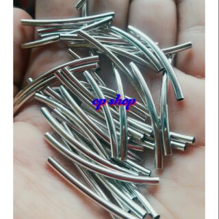 10 Ống nhôm cong 30mm màu trắng