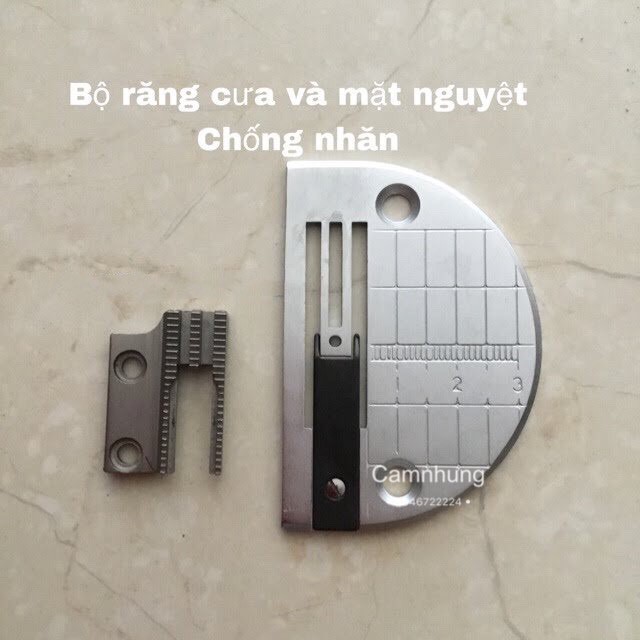 Bộ răng cưa mặt nguyệt chống nhăn đài loan loại tốt máy may 1 kim công nghiệp