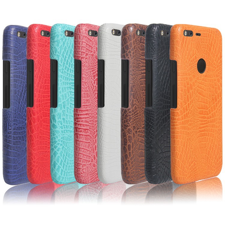 For Google Pixel Case Crocodile Pattern Skin Hard Cover