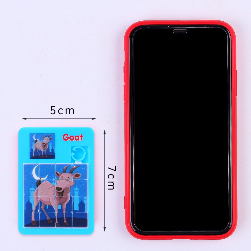 Bộ Xếp Hình Các Con Vật Hoạt Hình Bằng Gỗ