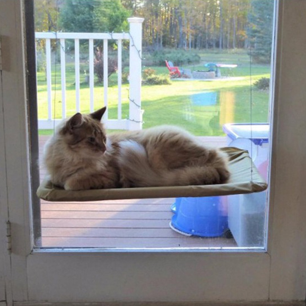 Võng Nằm Cho Thú Cưng Có Giác Hút Gắn Cửa Sổ