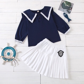 Set bộ style thuỷ thủ bé gái 2021