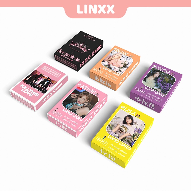 Set 55 Tấm Thẻ Hình Các Thành Viên Nhóm Nhạc Blackpink