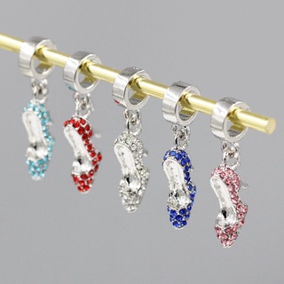 Charm chiếc giày đính đá nhiều màu - Linhcharms