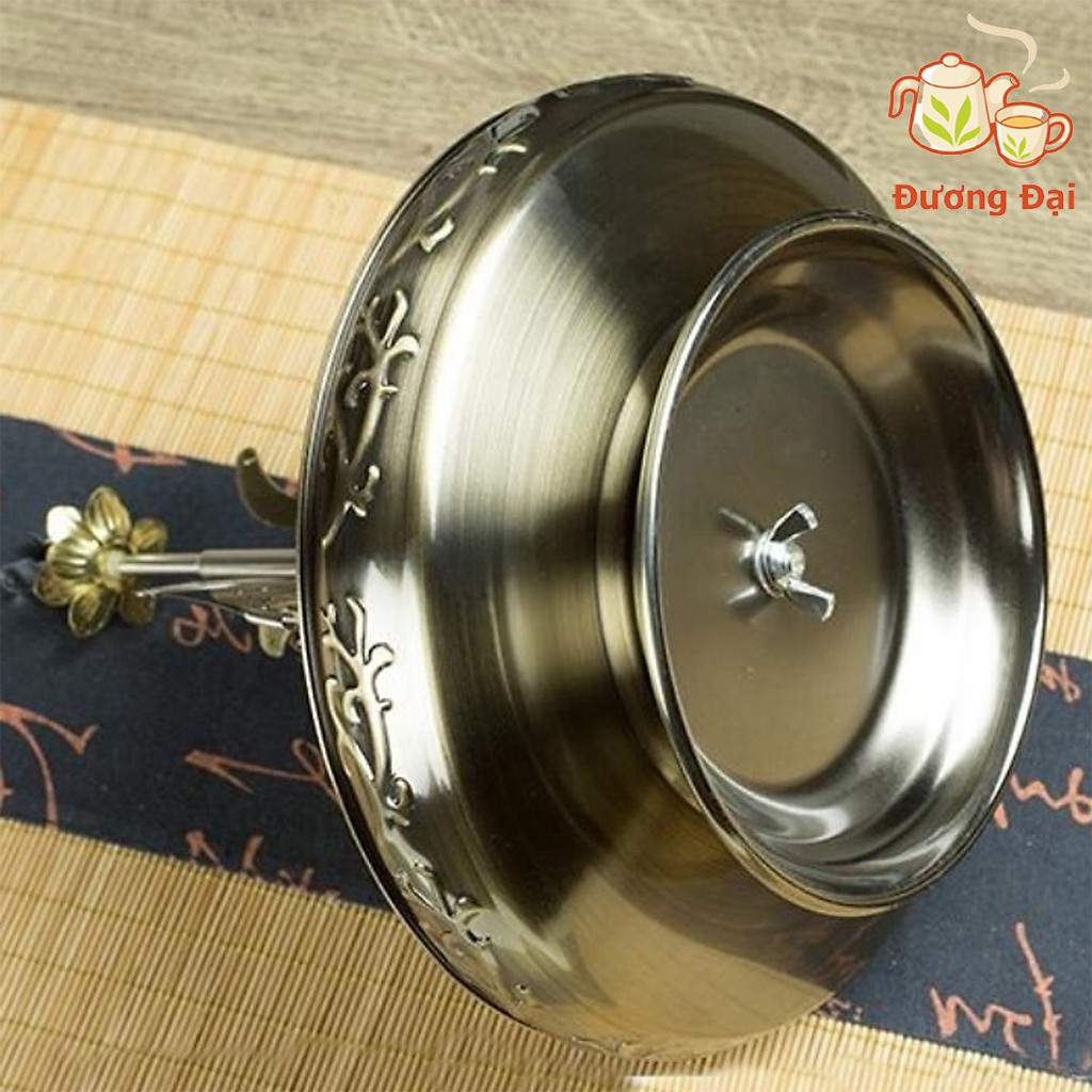 Khay thắp hương vòng di đà Khay đốt nhang hình Cá Chép Bằng Đồng Gốm Sứ Bát Tràng Đương Đại