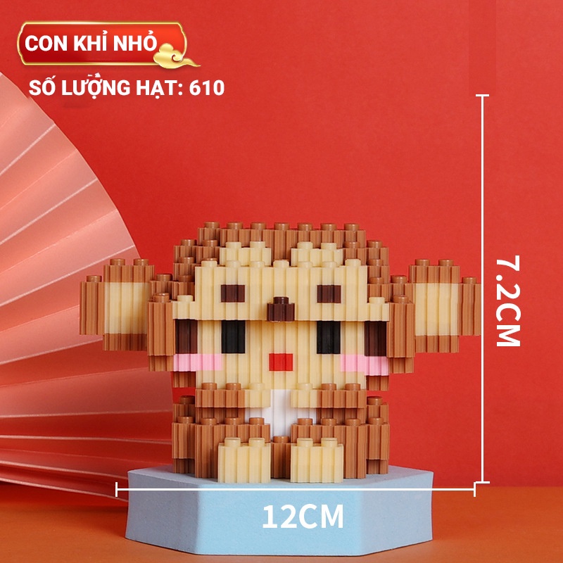 Bộ Đồ Chơi Lắp Ráp Con Giáp Giáo Dục Cho Bé GYLMY37