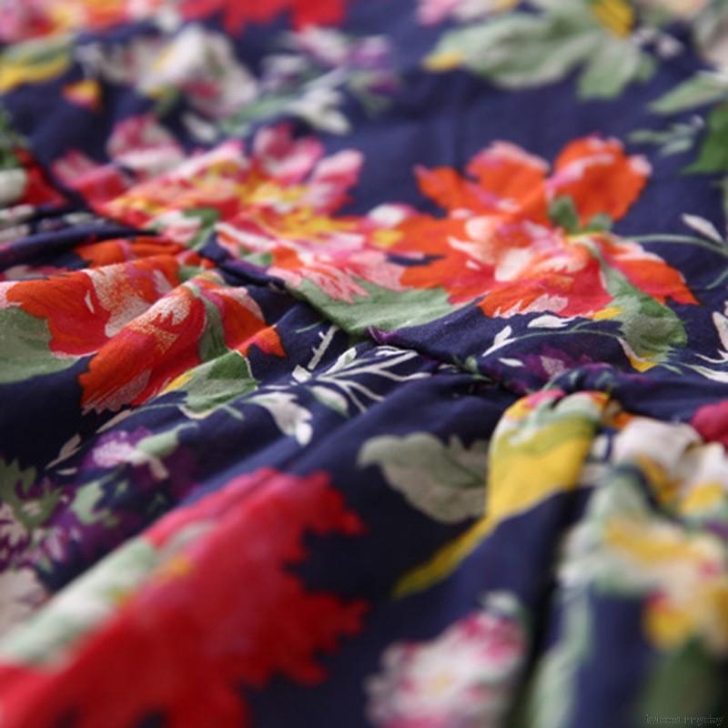 Đầm xòe họa tiết hoa nhí xinh xắn cho bé gái