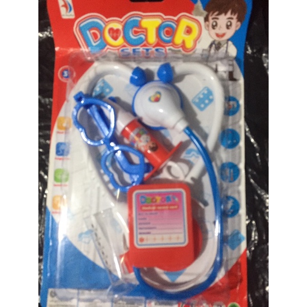 Vỉ đồ chơi bác sĩ có tai nghe mẫu mới cho bé thích học làm bác sĩ, y tá