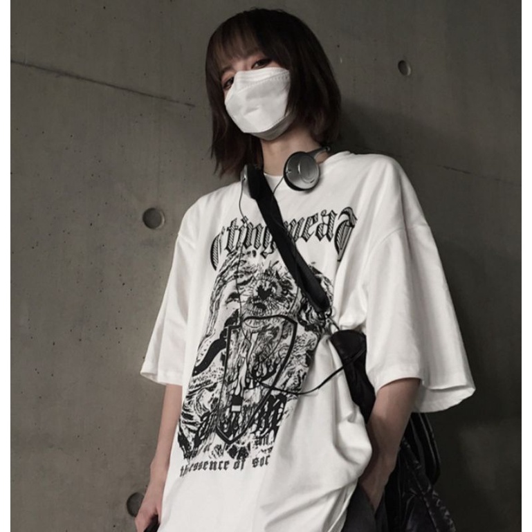 Áo thun tay lỡ nam nữ, áo phông unisex from rộng chất dày đẹp in hình VER