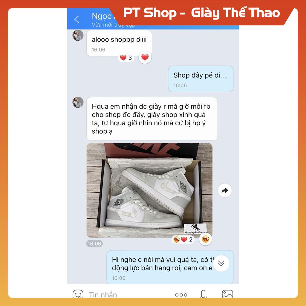 Giày Jordan cổ cao camo xám trắng , Giầy Sneaker  jd1 high cao cấp hót trend giới trẻ