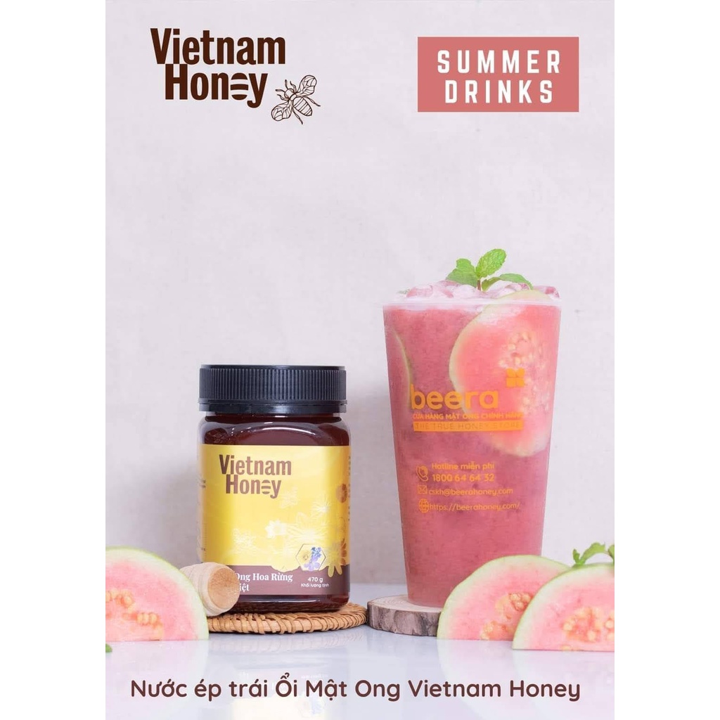 Mật ong Hoa rừng đặc biệt 470g - Vietnam Honey