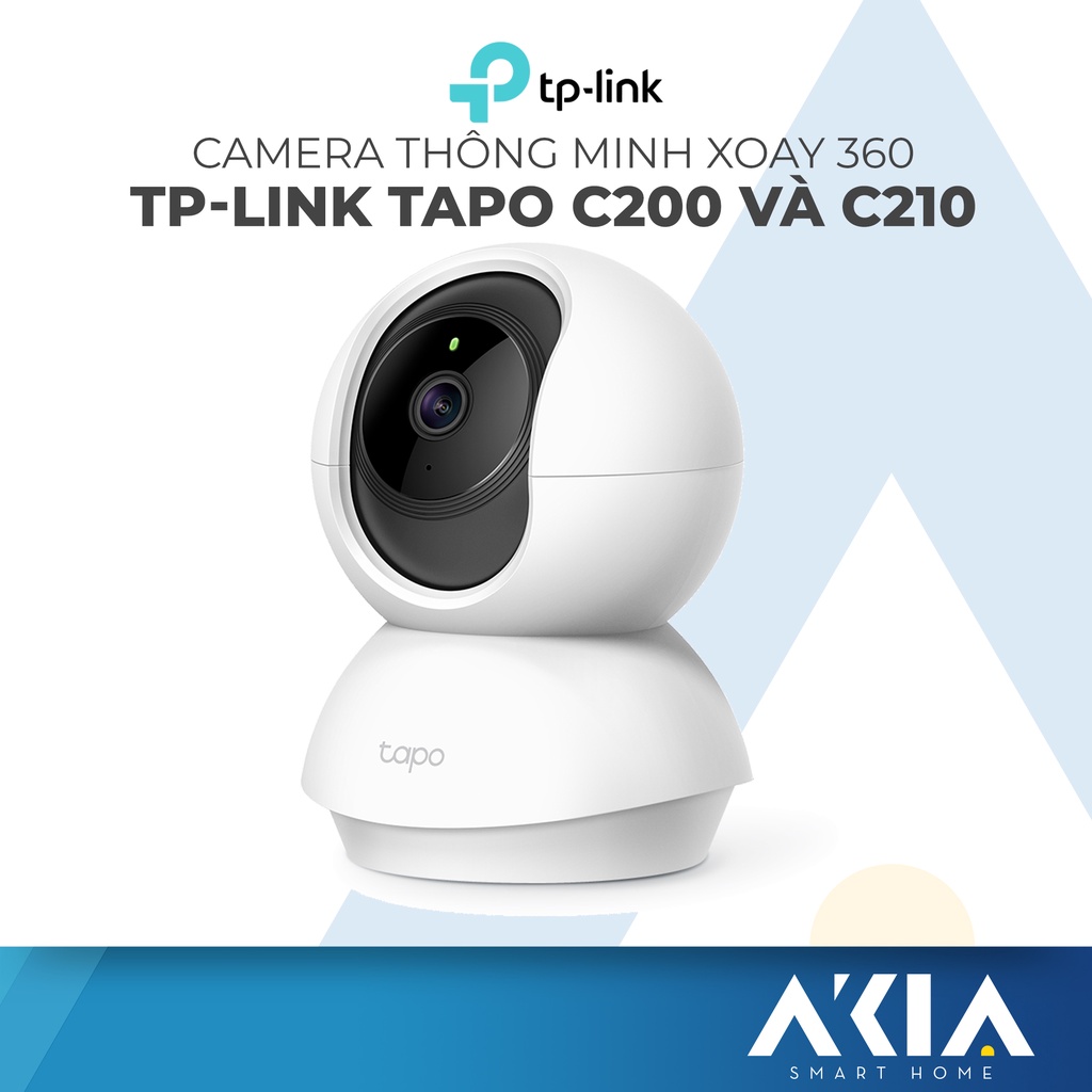 Camera wifi 360 độ TP Link Tapo C200 độ phân giải Full HD, cam xoay 360, phát hiện chuyển động, hồng ngoại ban đêm