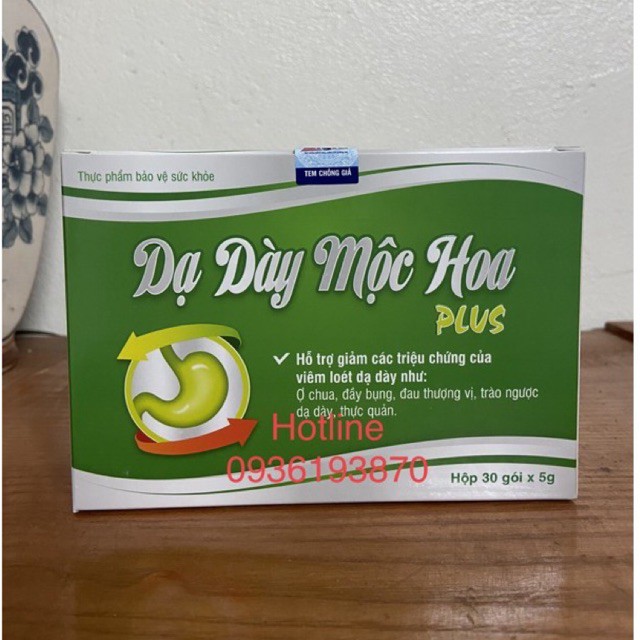 DẠ DÀY MỘC HOA PLUS  [CHÍNH HÃNG] ❤️ DẠ DÀY MỘC HOA GIÚP GIẢM TRÀO NGƯỢC