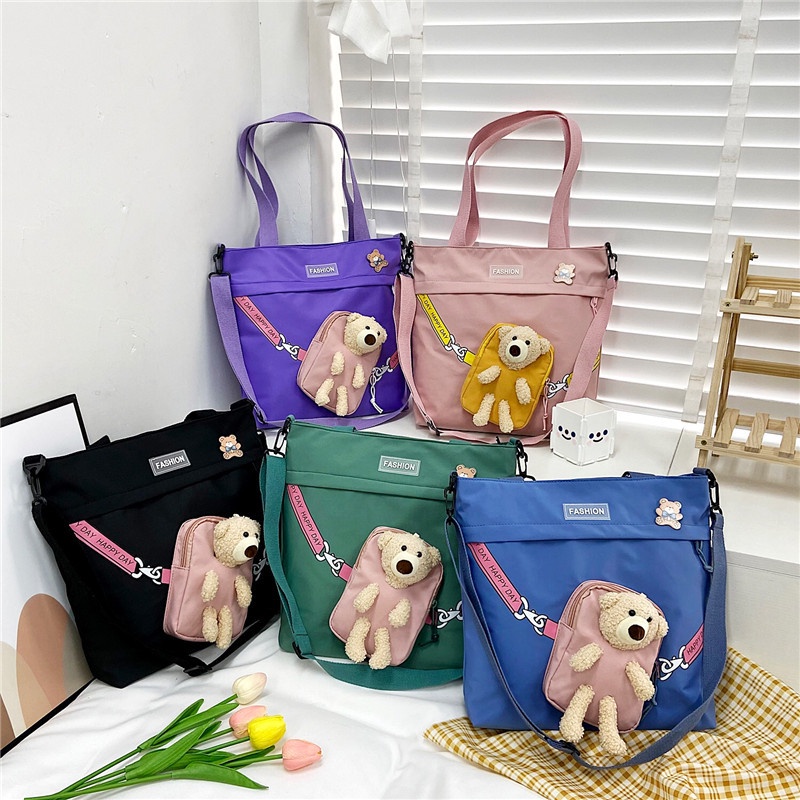 Túi Xách Canvas Cỡ Lớn Thiết Kế Đơn Giản Thời Trang Cho Nữ
