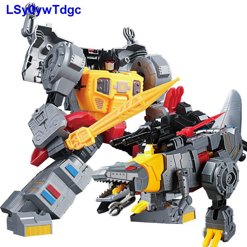 [Mua một tặng hai] Great Sky Hornet Transformers Tyrannosaurus Rex Xe cứu hỏa Robot Đồ chơi trẻ em Bán buôn <