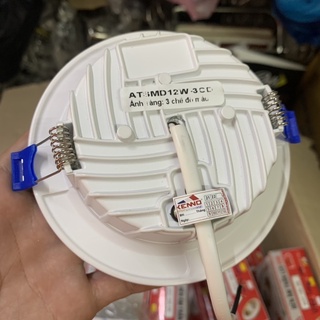 ⚡️Đèn Led Âm Trần kenno 12w⚡️Phi 90⚡️3 chế độ màu