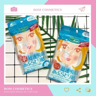 Giấy Thấm Dầu KOSE Than Hoạt Tính 150 Tờ
