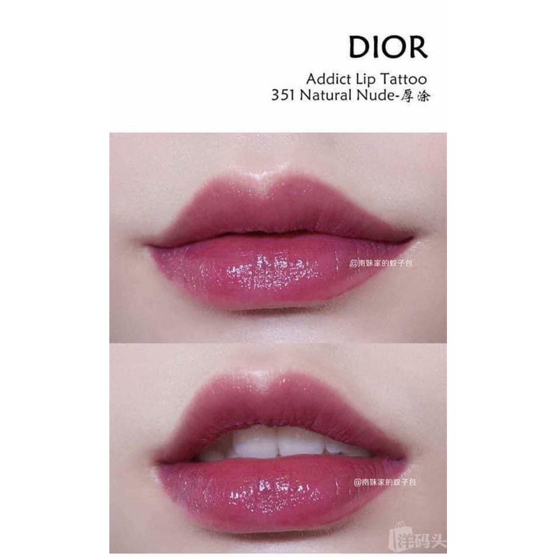 Son Dior Addict lip tattoo màu 351