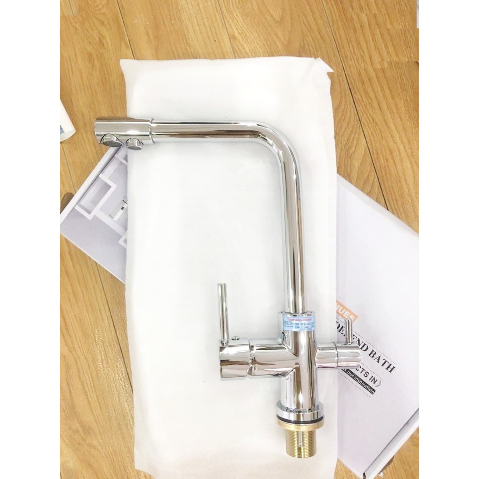 Vòi rửa bát 3 đường nước nóng lạnh - RO - vòi rửa bát cao cấp - Gavin Store