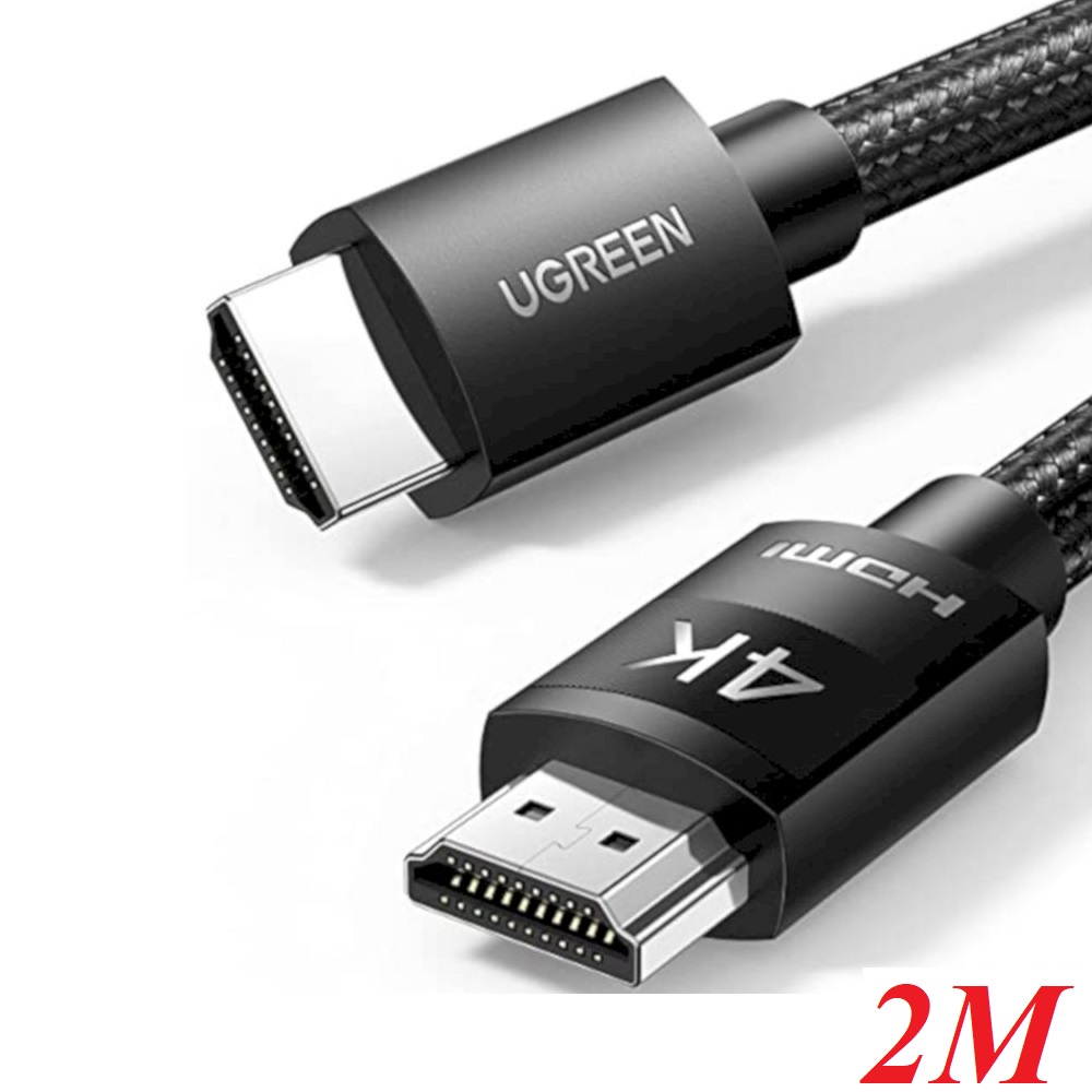 Ugreen 40101 2M 4K 60Hz màu đen Cáp hdmi HD119