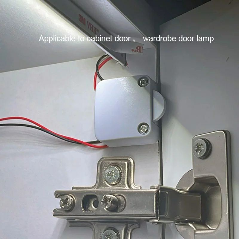 Công tắc tủ quần áo loại dấu dây điện siêu thẩm mĩ tải 0V - 220V (10A)