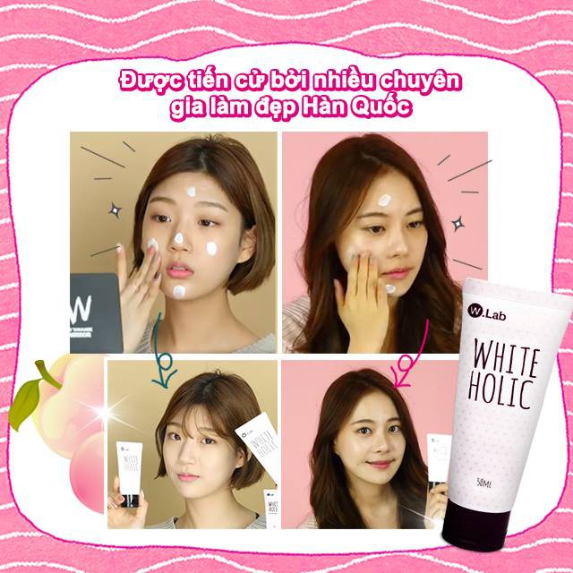 KEM DƯỠNG TRẮNG NÂNG TÔNG W.LAB WHITE HOLIC QUICK WHITENING CREAM