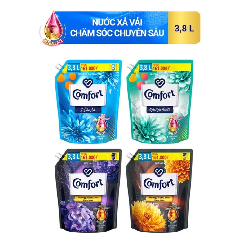 Nước Xả Vải Comfort 3.2L mẫu mới siêu rẻ