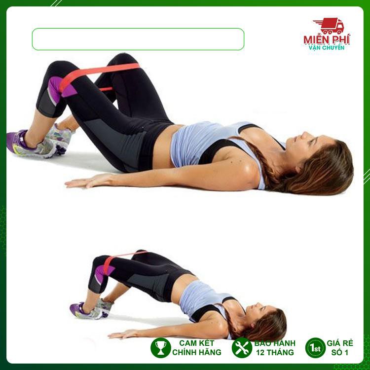 [MUA 1+ DOI 1]  Vòng cao su đàn hồi kháng lực tập thể dục & Yoga DUNG CU TAP GIAM MO TAI NHA_Dây kháng lực_Dây Squat