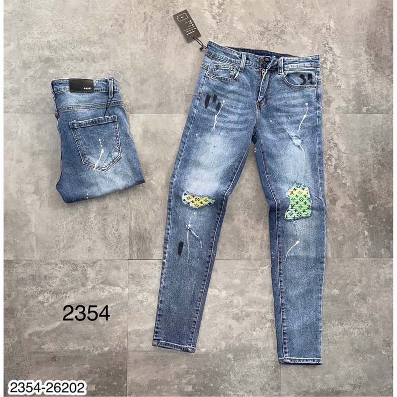 Quần Jeans Nam Xanh Nhiều Mẫu Chất Đẹp - Quần Bò Xanh Nam Đẹp