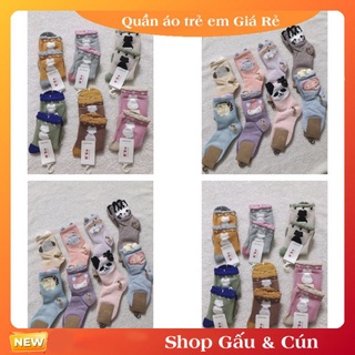 Tất cổ cao, tất xù cho bé gái 1-10 tuổi