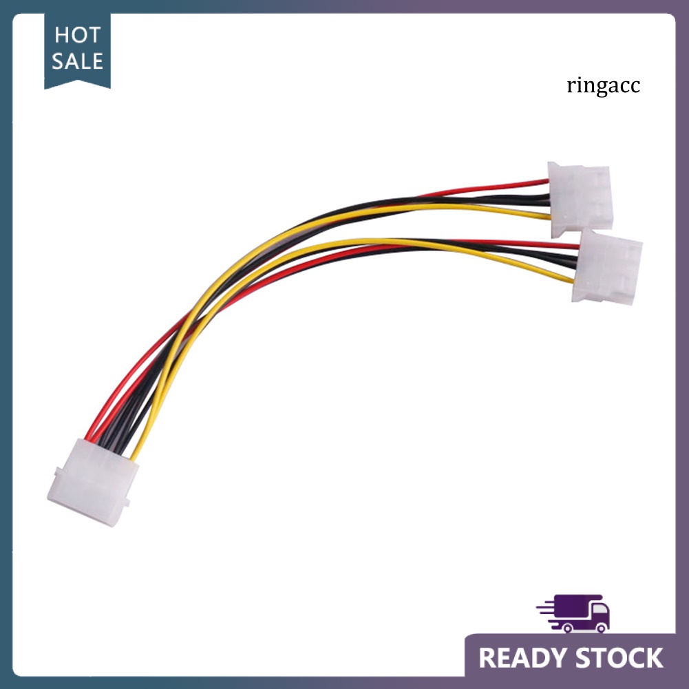 Dây Cáp Chuyển Đổi Nguồn Ide 4pin Sang 2 Cổng 4pin Chuyên Dụng Cho Quạt Pc