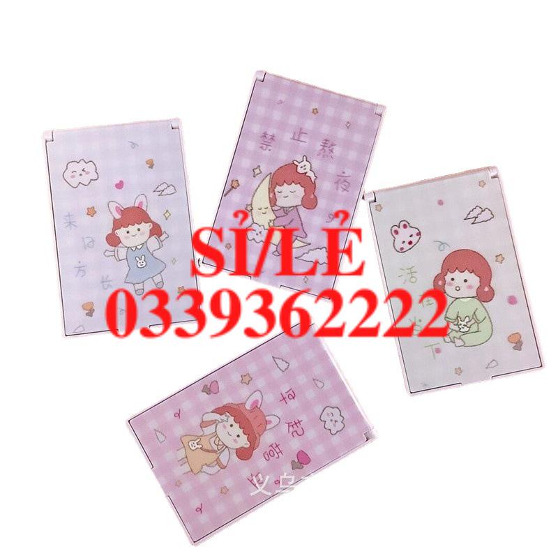 [ HAIANHSHOP ] Gương bỏ túi mini hình cô gái xinh Duashop &gt;