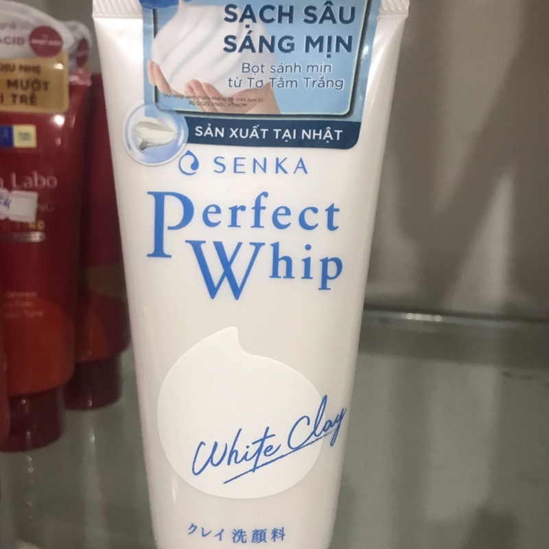 Sữa rửa mặt Shiseido Senka Perfect White Clay 120g