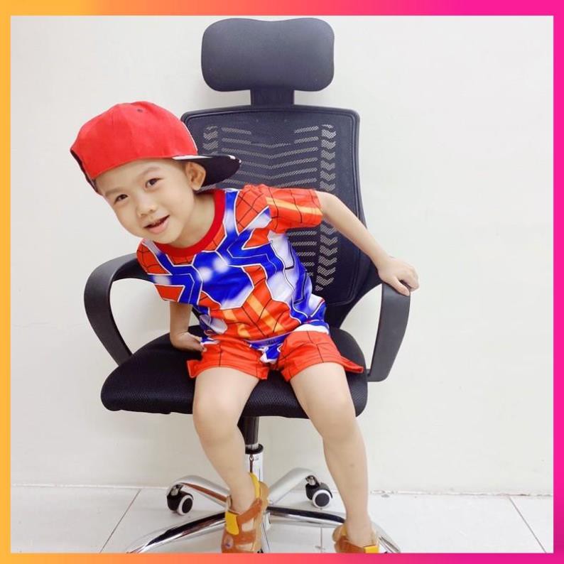 Bộ Siêu Nhân, Siêu Anh Hùng thun 3D ❤️Bộ Cộc Tay Bé Trai