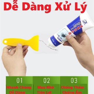 Keo Vá Tường Chống Thấm LKB 250gr - Trám Trét Vết Nứt Khe Hở Tường - Chống Mốc Ẩm Làm Sạch Tường - HÀNG CHÍNH HÃNG