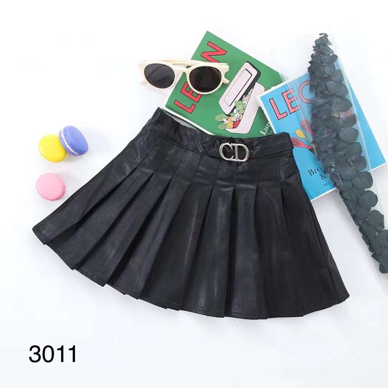Chân váy da cao cấp QUẢNG CHÂU cho bé gái 12-30kg