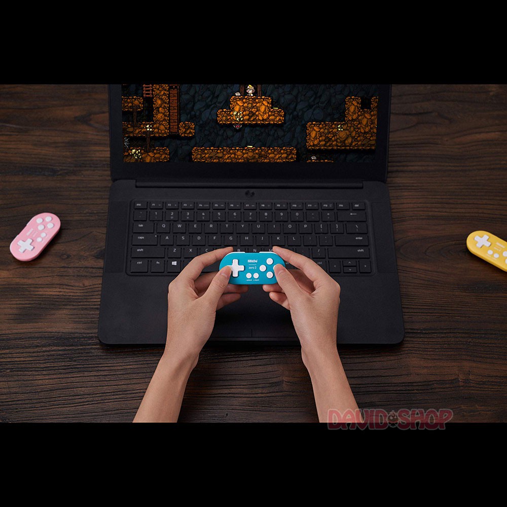 Tay cầm không dây 8bitdo Zero 2 cho Nintendo Switch, PC, Android, Rasperry Pi, iOS, MacOS