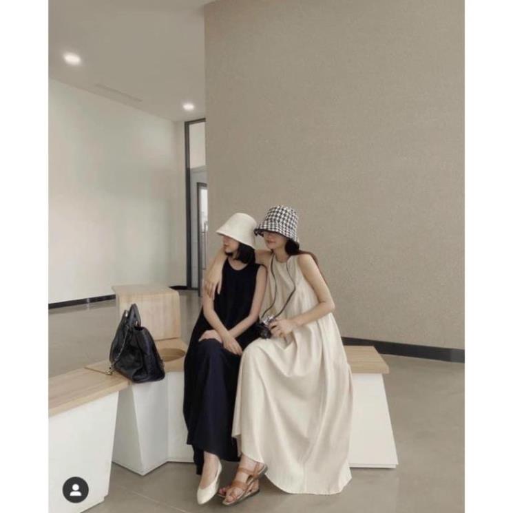 Váy  Maxy Đũi 3 Lỗ Siêu Mát From Rộng