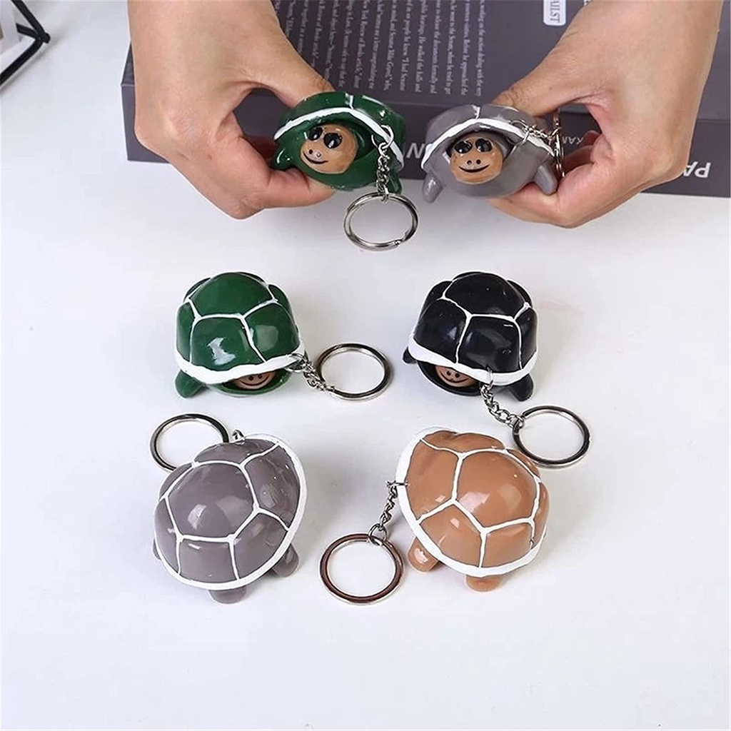Móc khóa hình con rùa đồ chơi giảm căng thẳng
